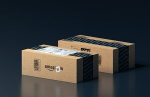 two shipments in amazon cardboard boxes
