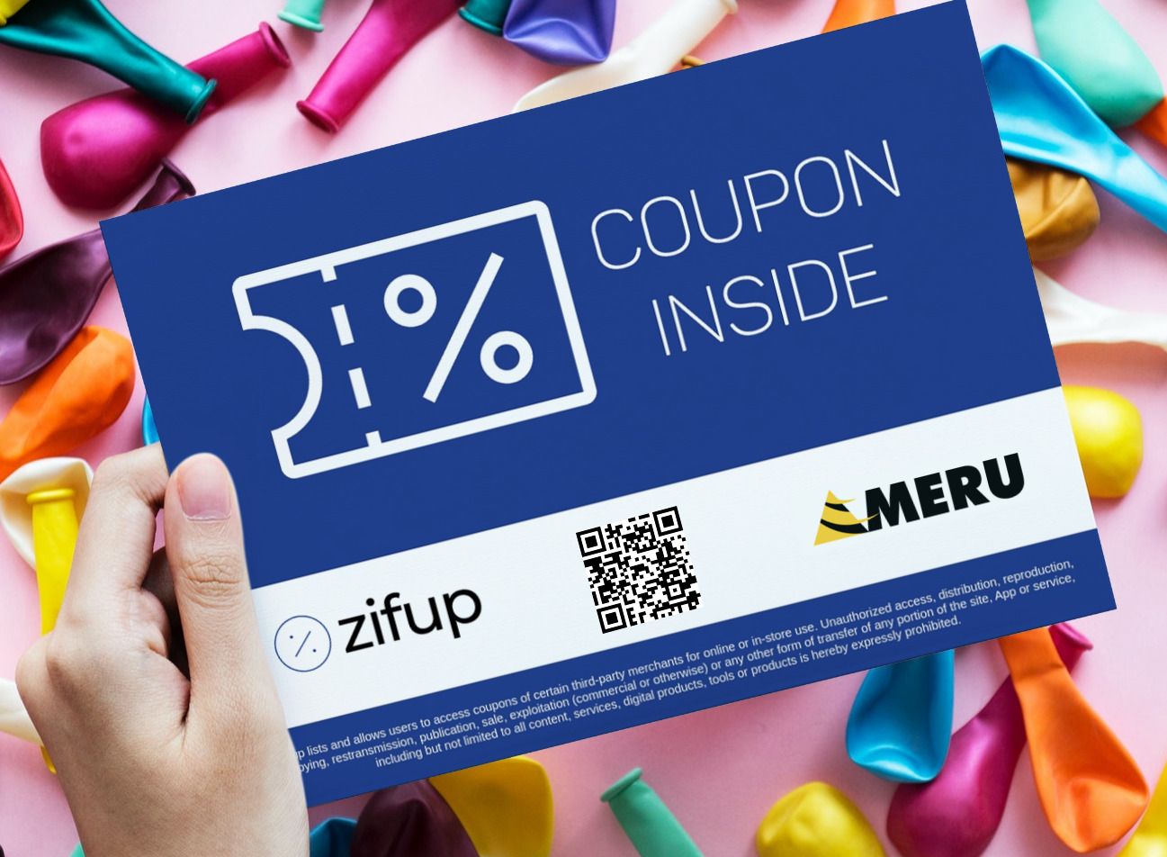 Meru new user coupon on sale